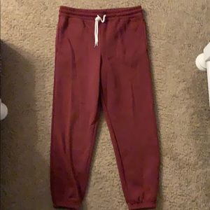 Forever 21 Maroon Sweatpants